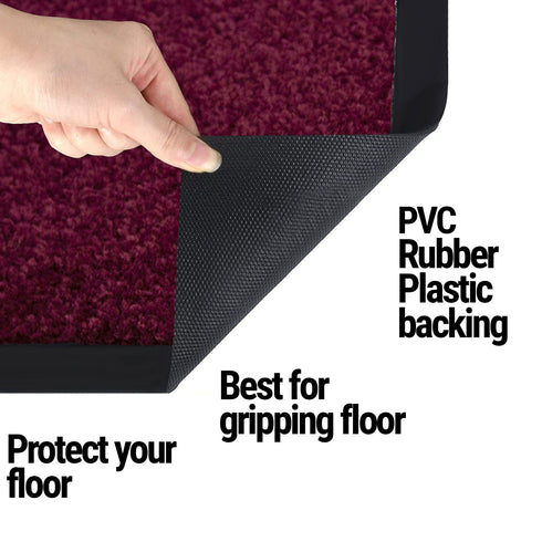 Arran Entrance Mat - Aubergine